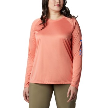Columbia Ženske Majice S Kapuljačom - Tidal Heather Long Sleeve Plave | IQOM-72345